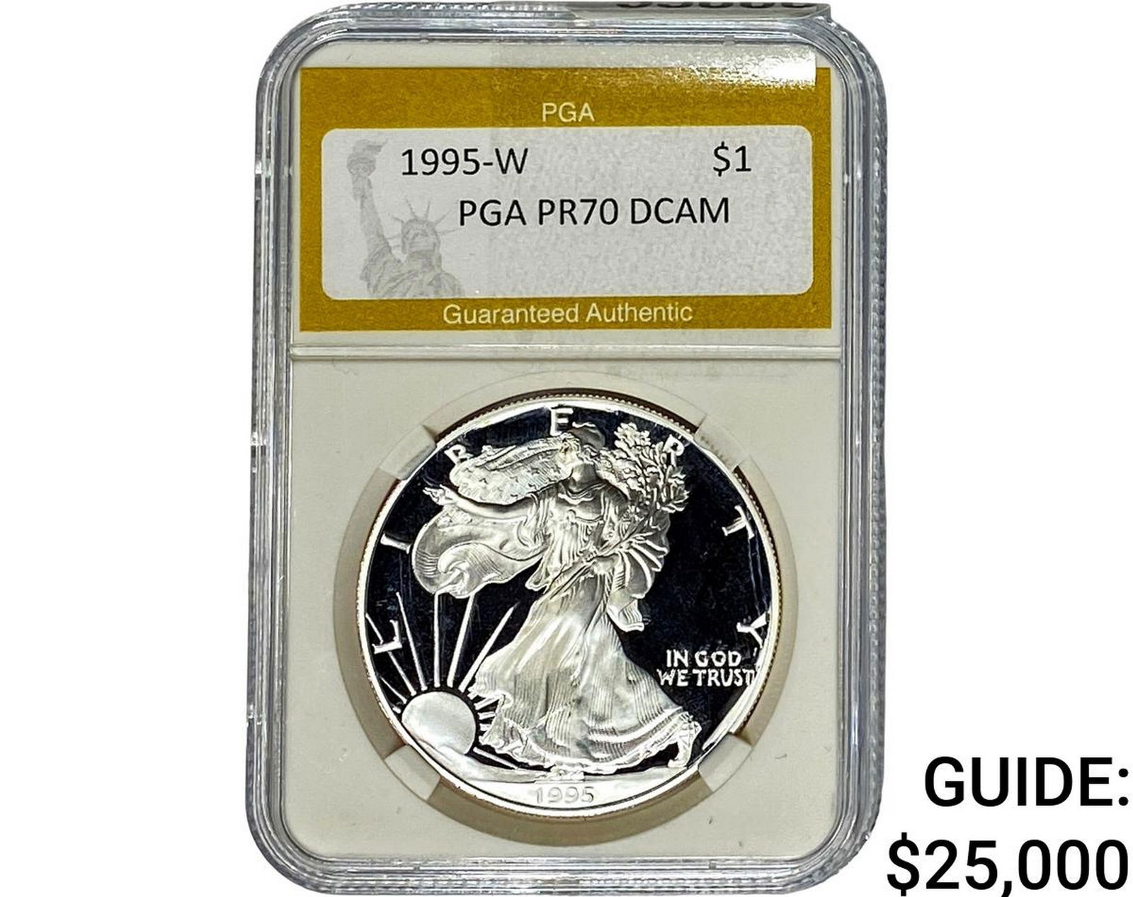 1995-W Silver Eagle PGA PR70 DCAM (1 of 2)