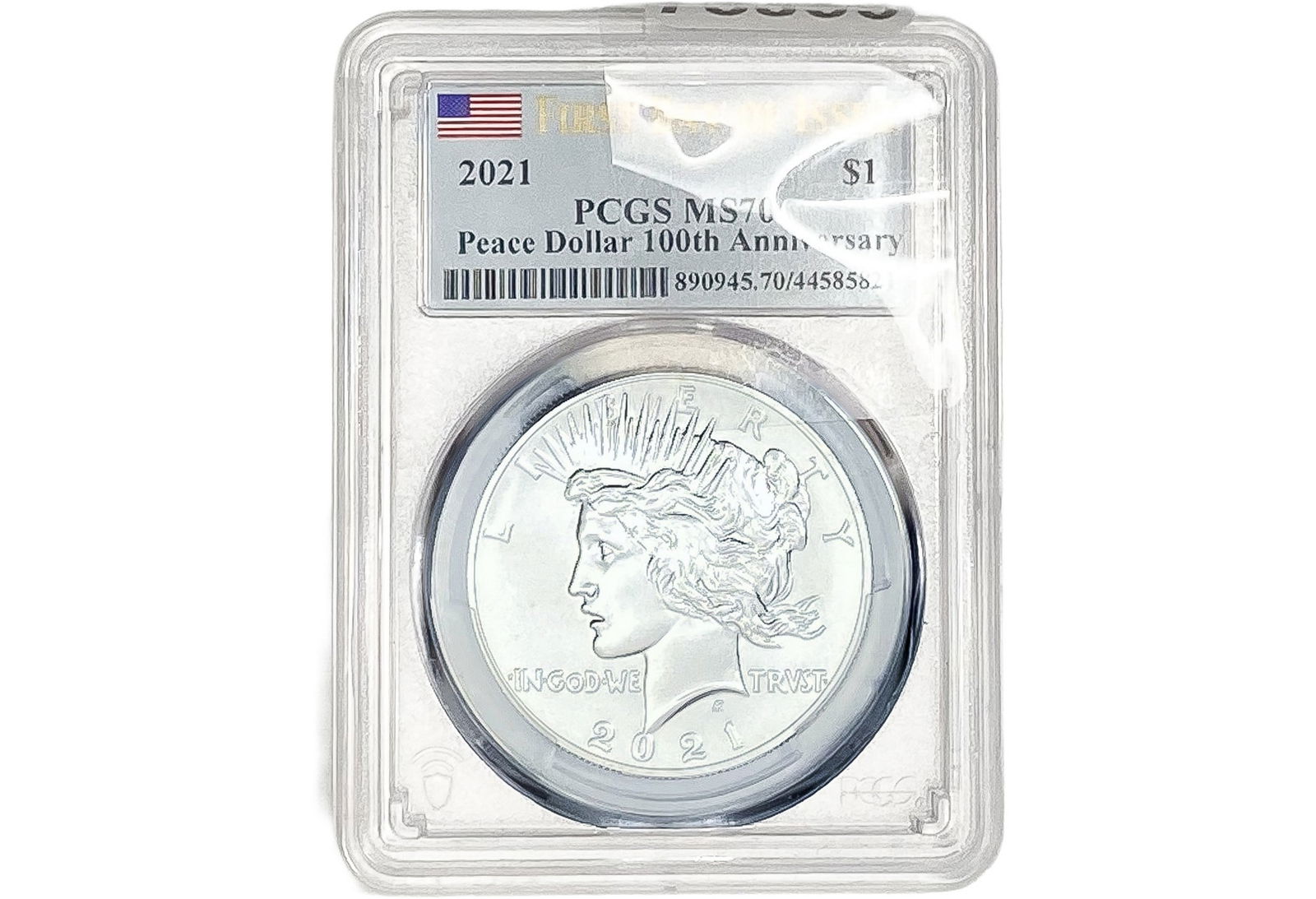 2021 Silver Peace Dollar PCGS MS70 (1 of 2)