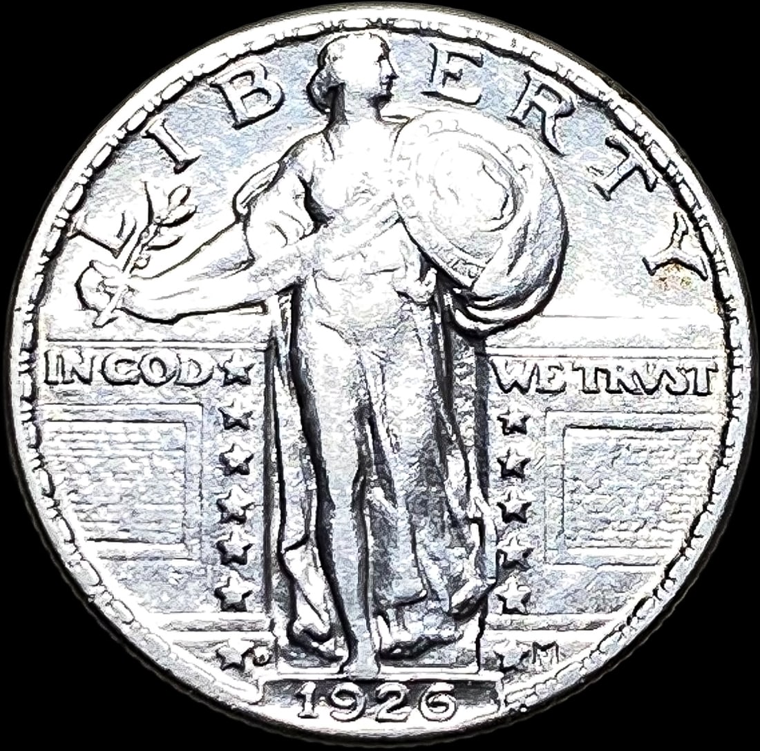 1926-D Standing Liberty Silver Quarter CLOSELY UNCIRCULATED (1 of 2)