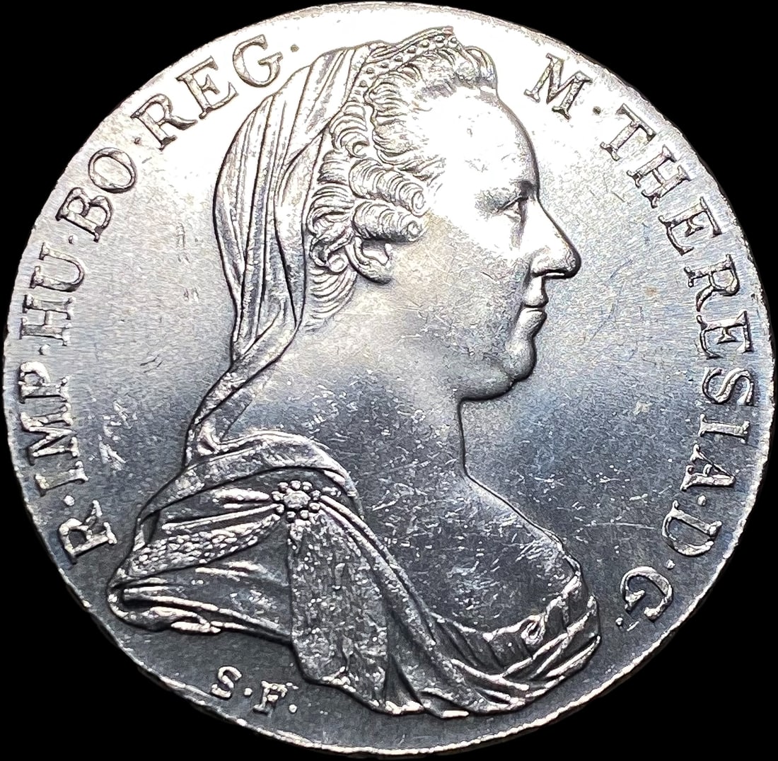 1780 Silver Maria Theresa Thaler UNCIRCULATED (1 of 2)