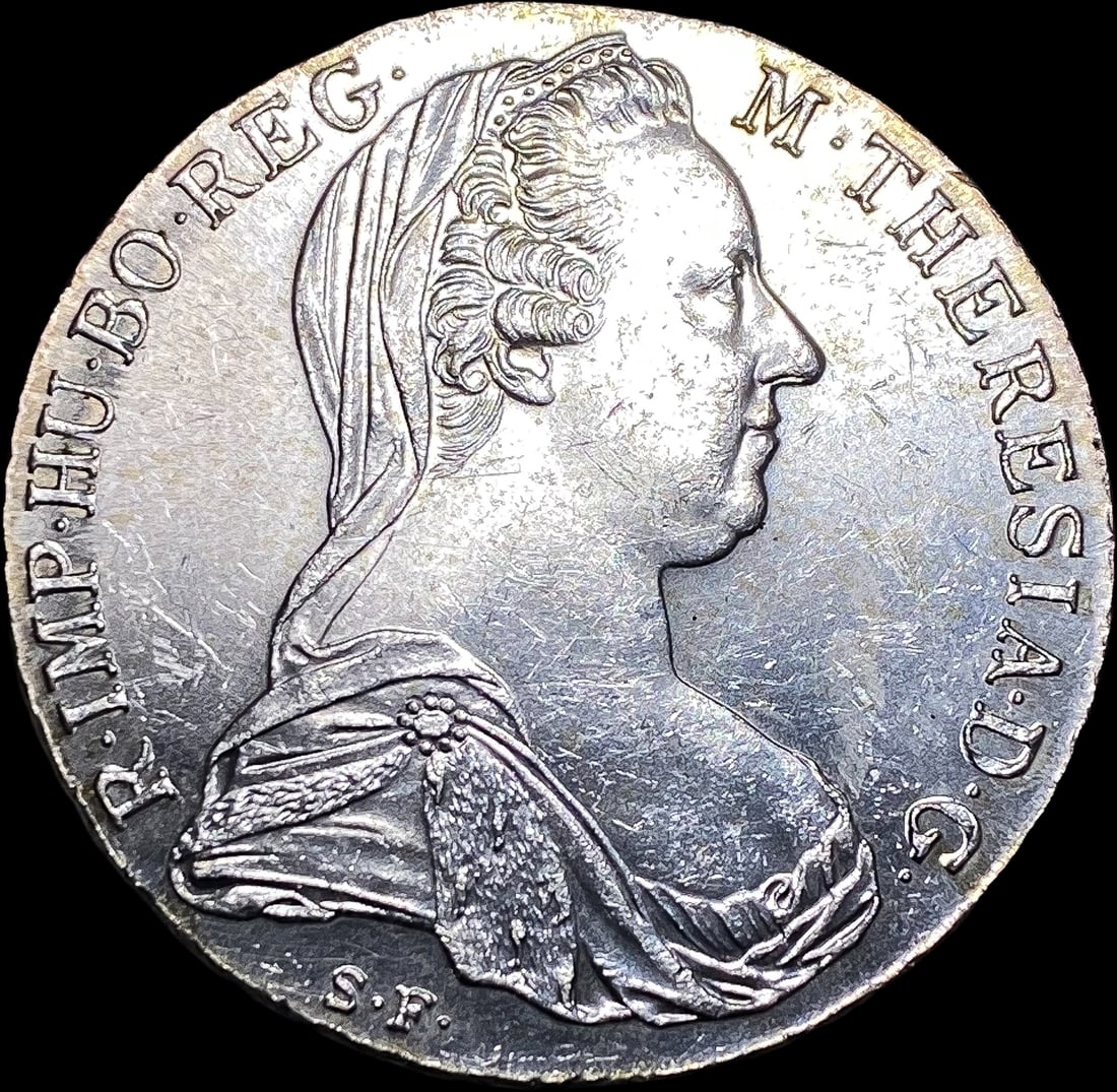 1780 Silver Maria Theresa Thaler UNCIRCULATED (1 of 2)