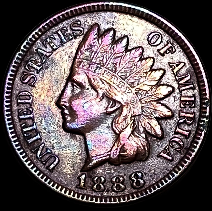 1888 Indian Head Cent CLOSELY UNCIRCULATED (1 of 2)