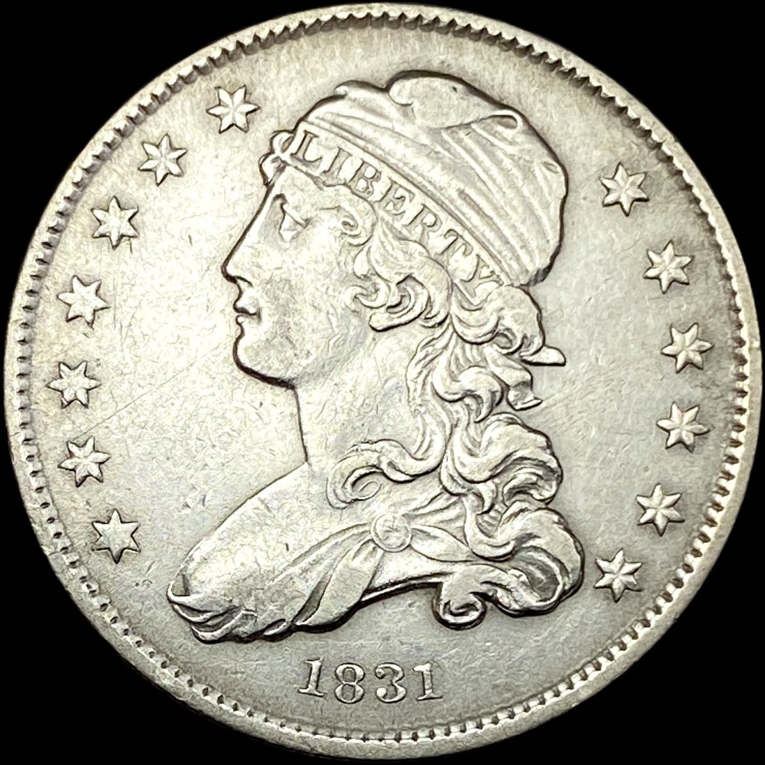 1831 Capped Bust Silver Quarter CLOSELY UNCIRCULATED (1 of 2)