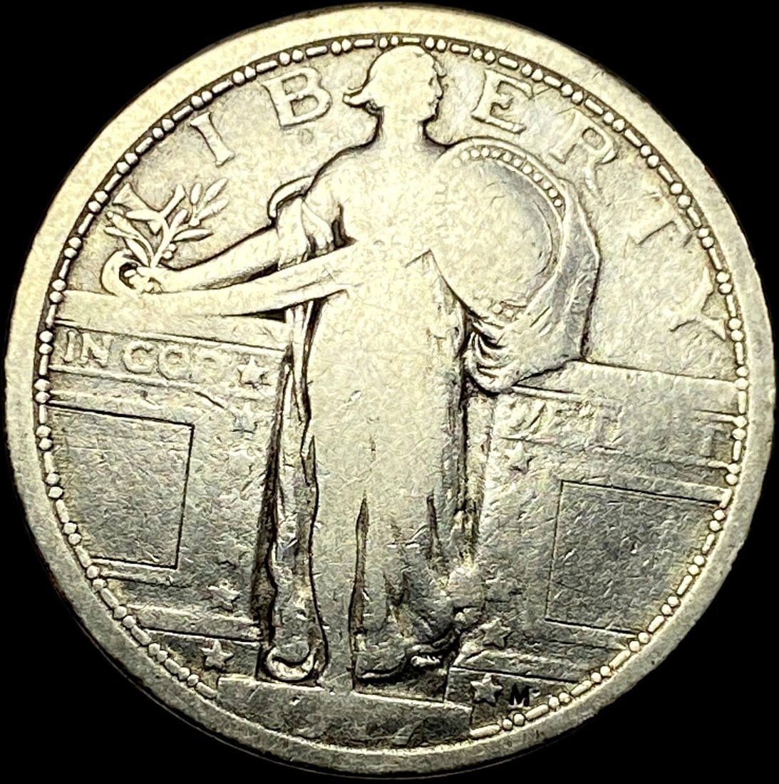 1917 Type 1 Standing Liberty Quarter NICELY CIRCULATED (1 of 2)