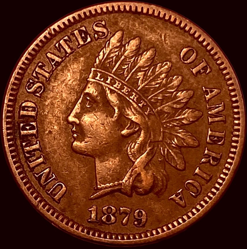 1879 Indian Head Cent CLOSELY UNCIRCULATED (1 of 2)