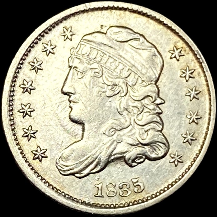 1835 Capped Bust Half Dime CLOSELY UNCIRCULATED (1 of 2)