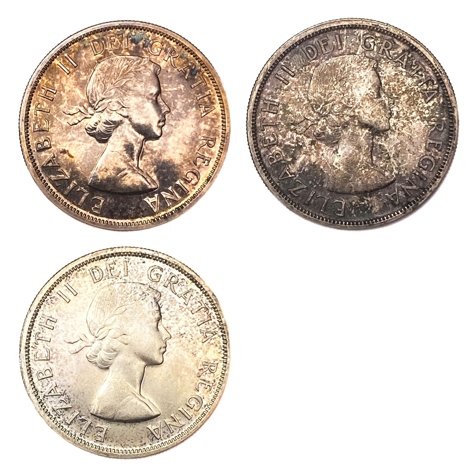 1958 Canada Silver Totem Dollar AU+ (1 of 2)