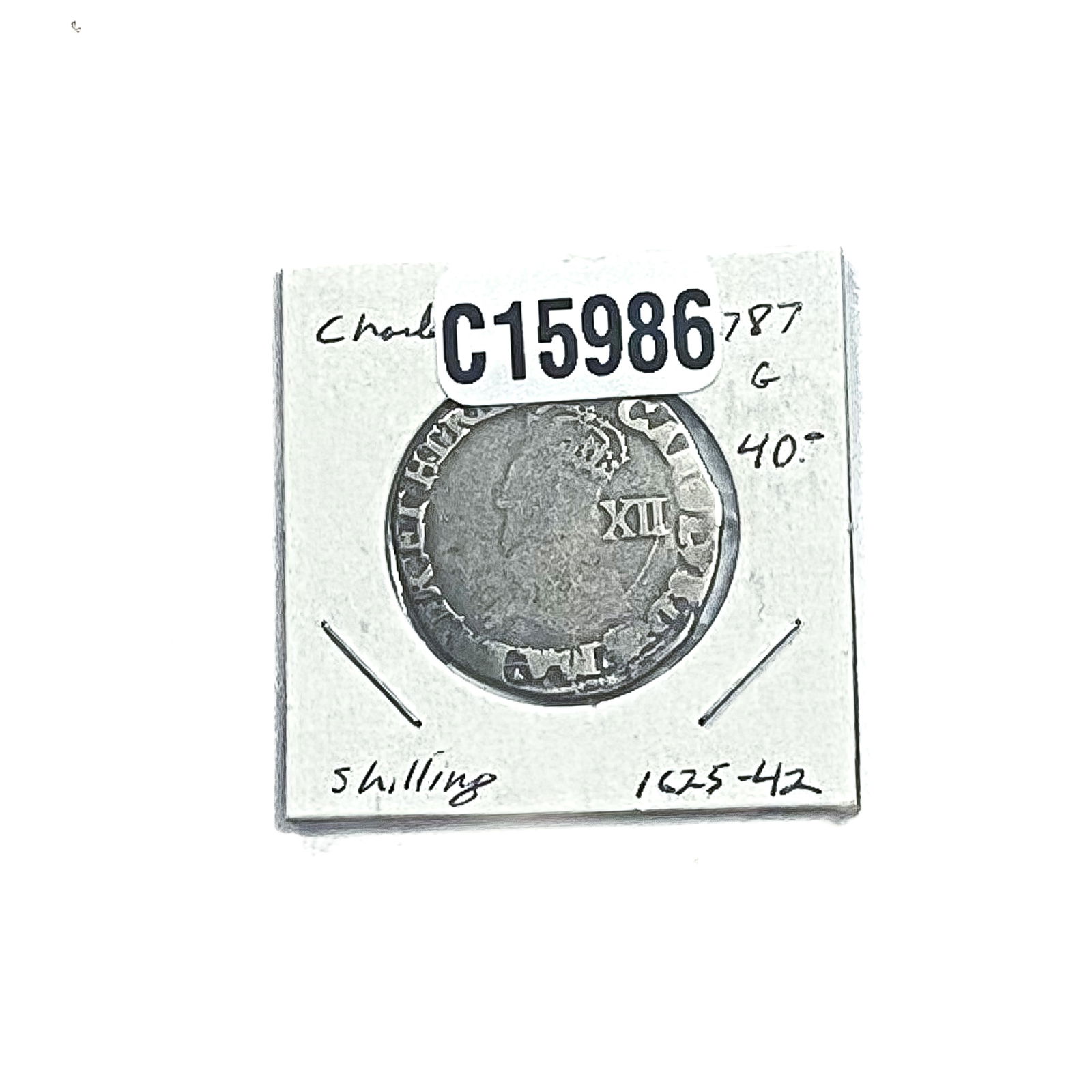 1625-42 Silver Charles I Shilling Fine (1 of 2)