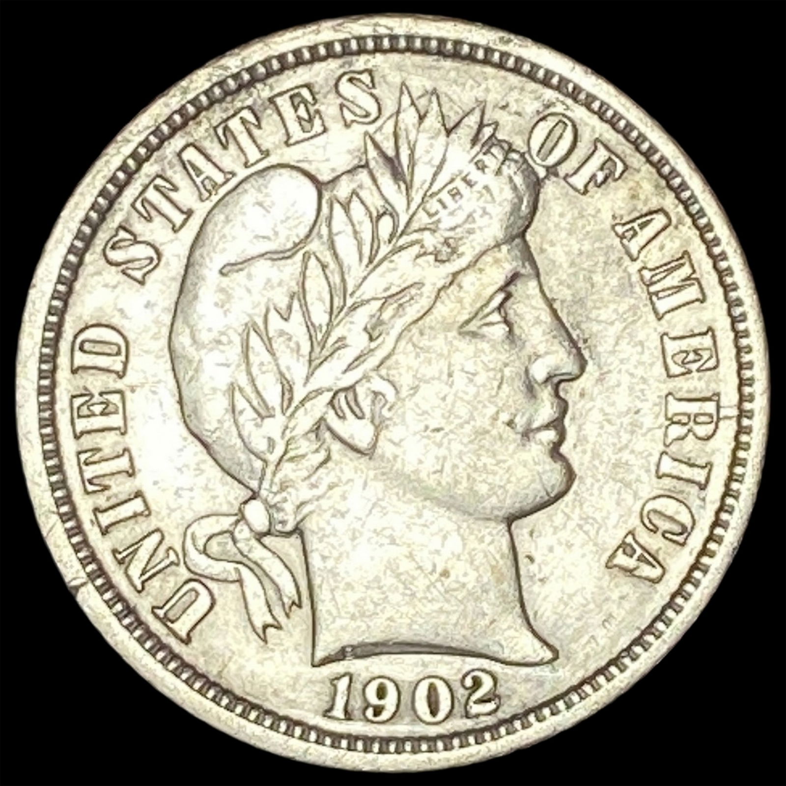 1902-O Silver Barber Dime UNCIRCULATED (1 of 2)