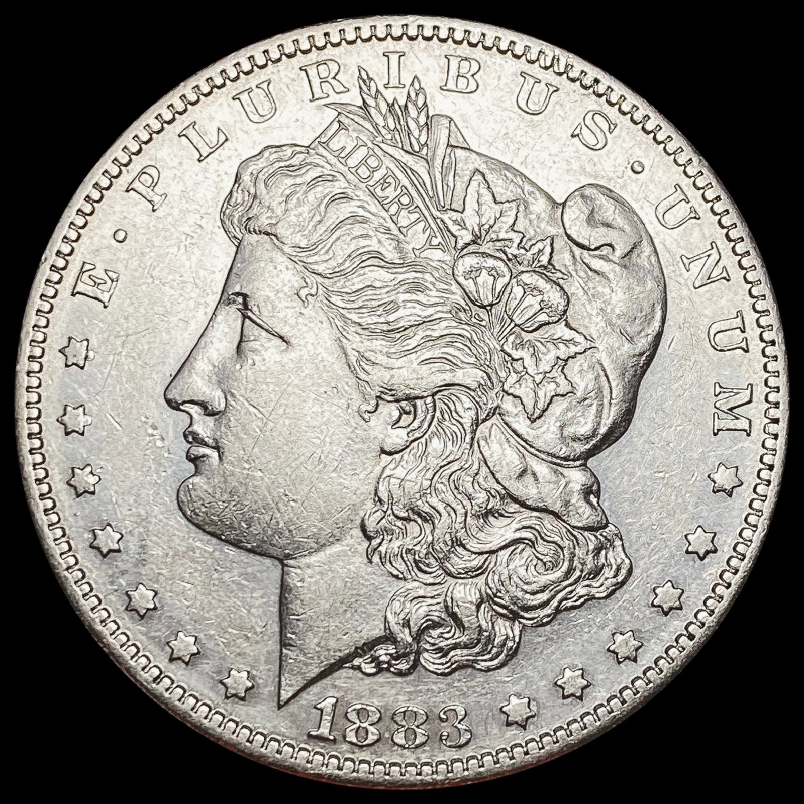 1883-S Morgan Silver Dollar CLOSELY UNCIRCULATED: 1883-S Morgan Silver Dollar CLOSELY UNCIRCULATED