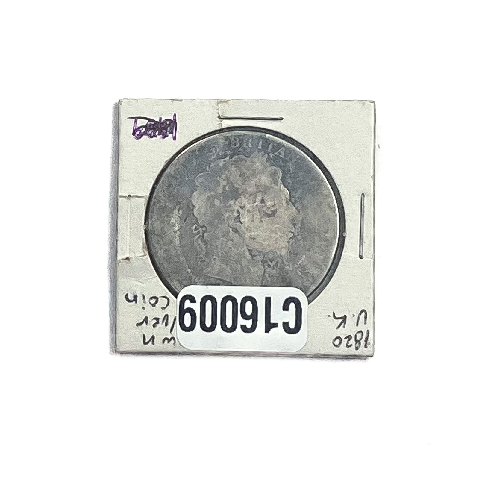 1820 Silver Great Britian Crown Avg Circ (1 of 2)