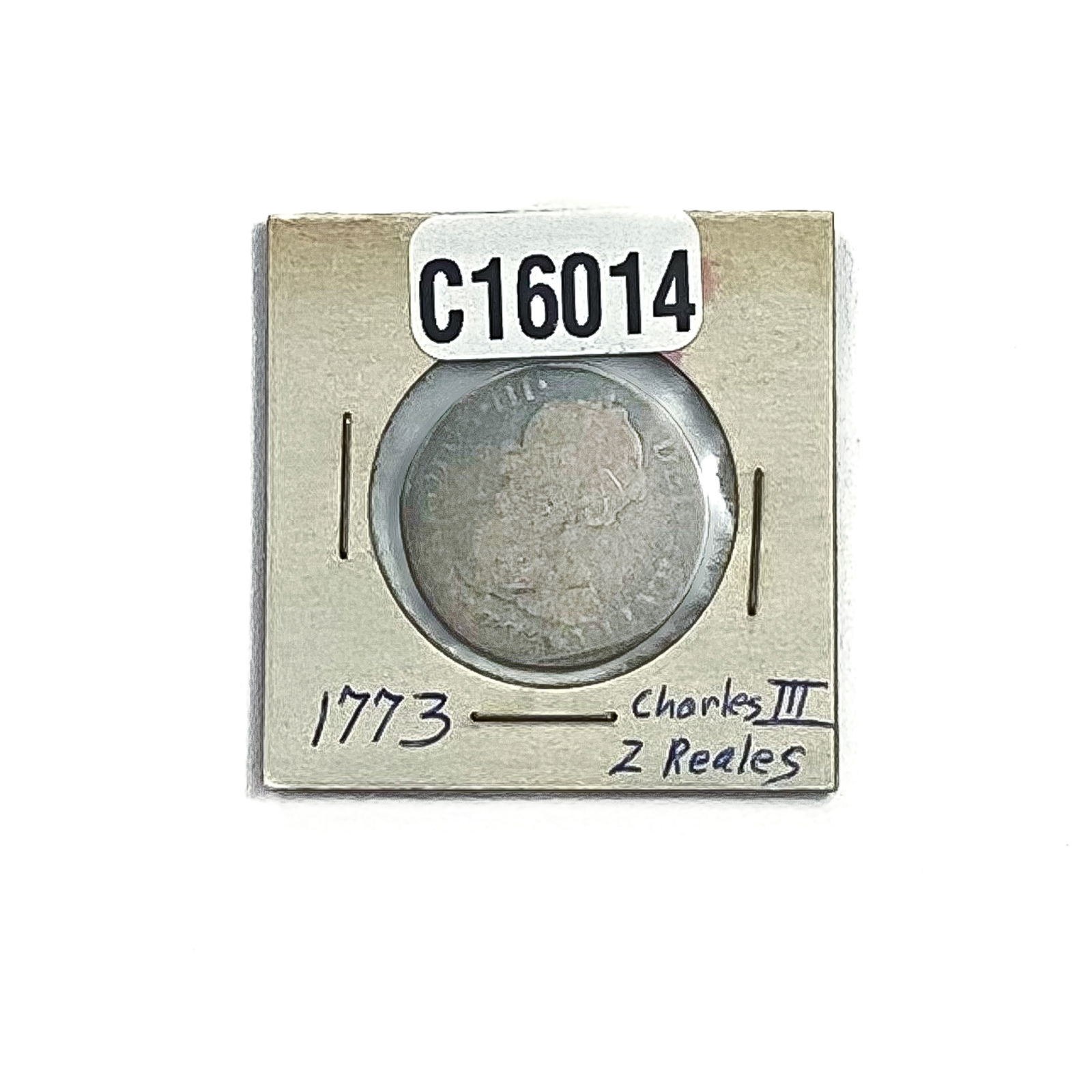 1773 Silver Spain 2 Reales Charles III Fine (1 of 2)