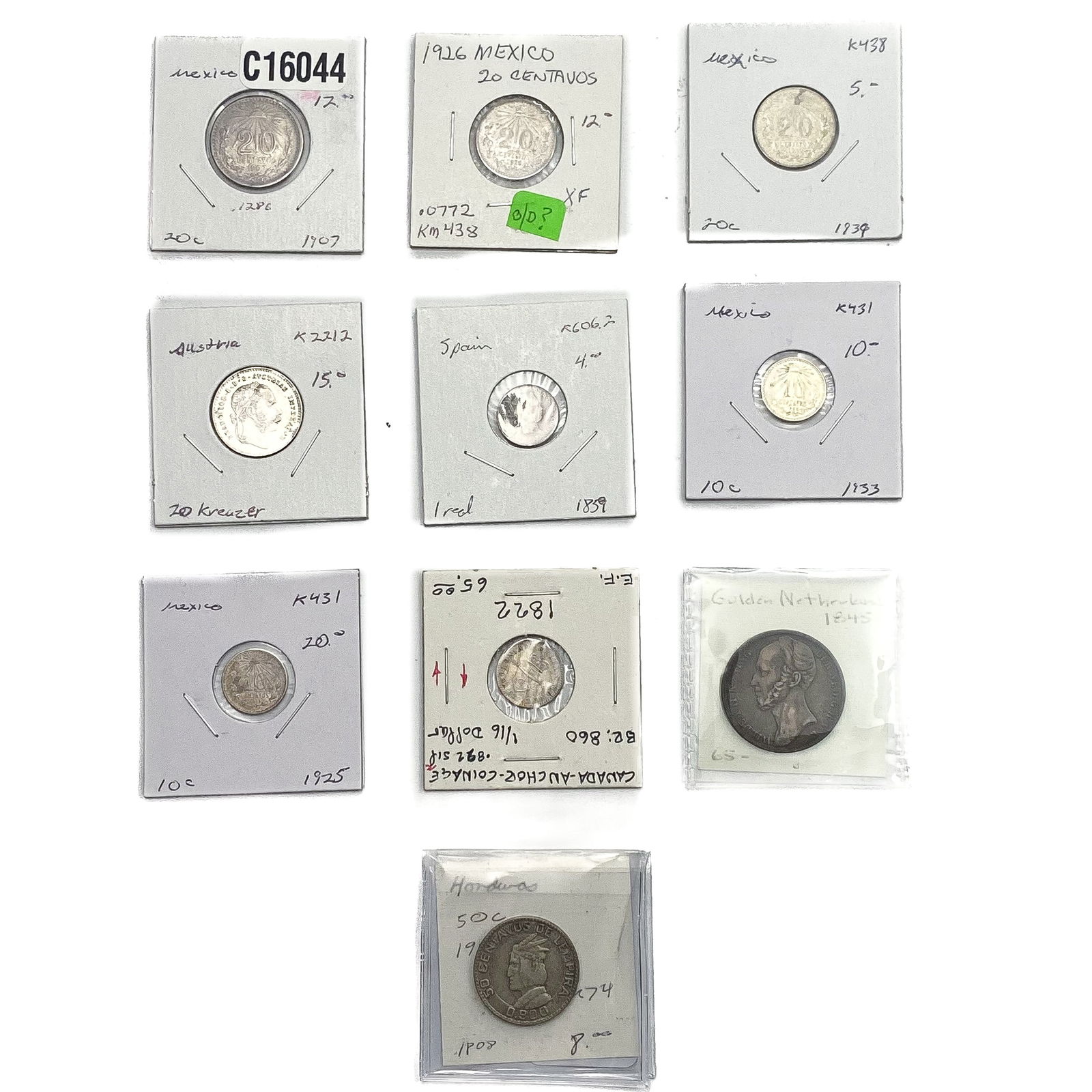Various Dates World Silver Lot HIGH GRADE (1 of 2)