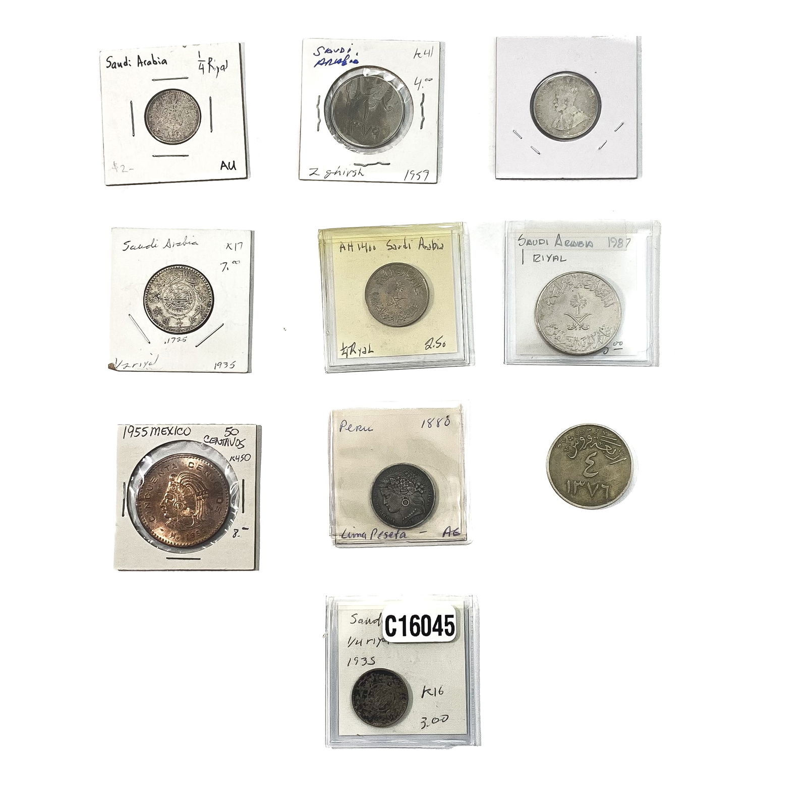 Various Dates Misc. Silver Copper World Lot VF (1 of 2)