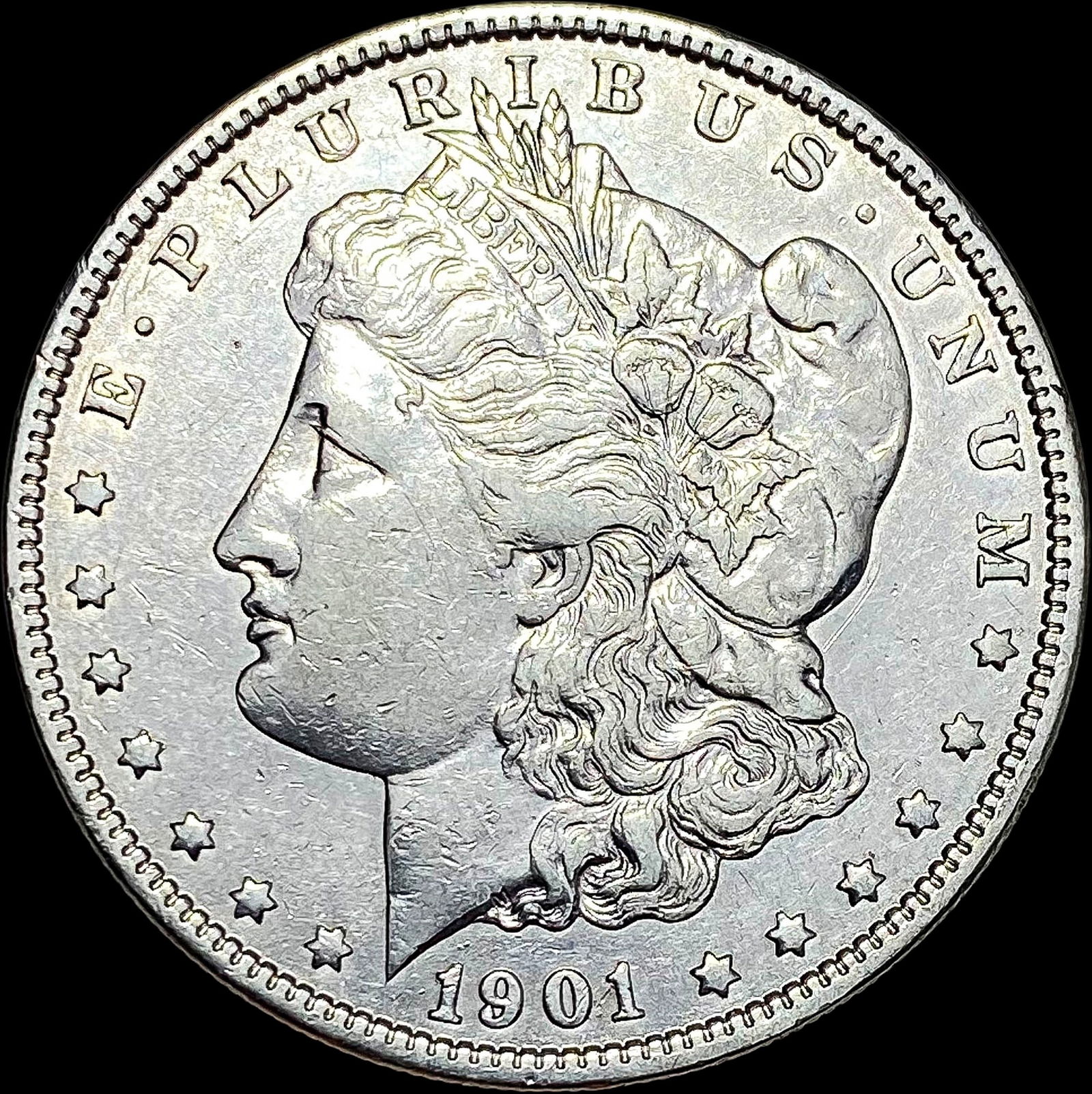 1901 Morgan Silver Dollar CLOSELY  UNCIRCULATED (1 of 2)
