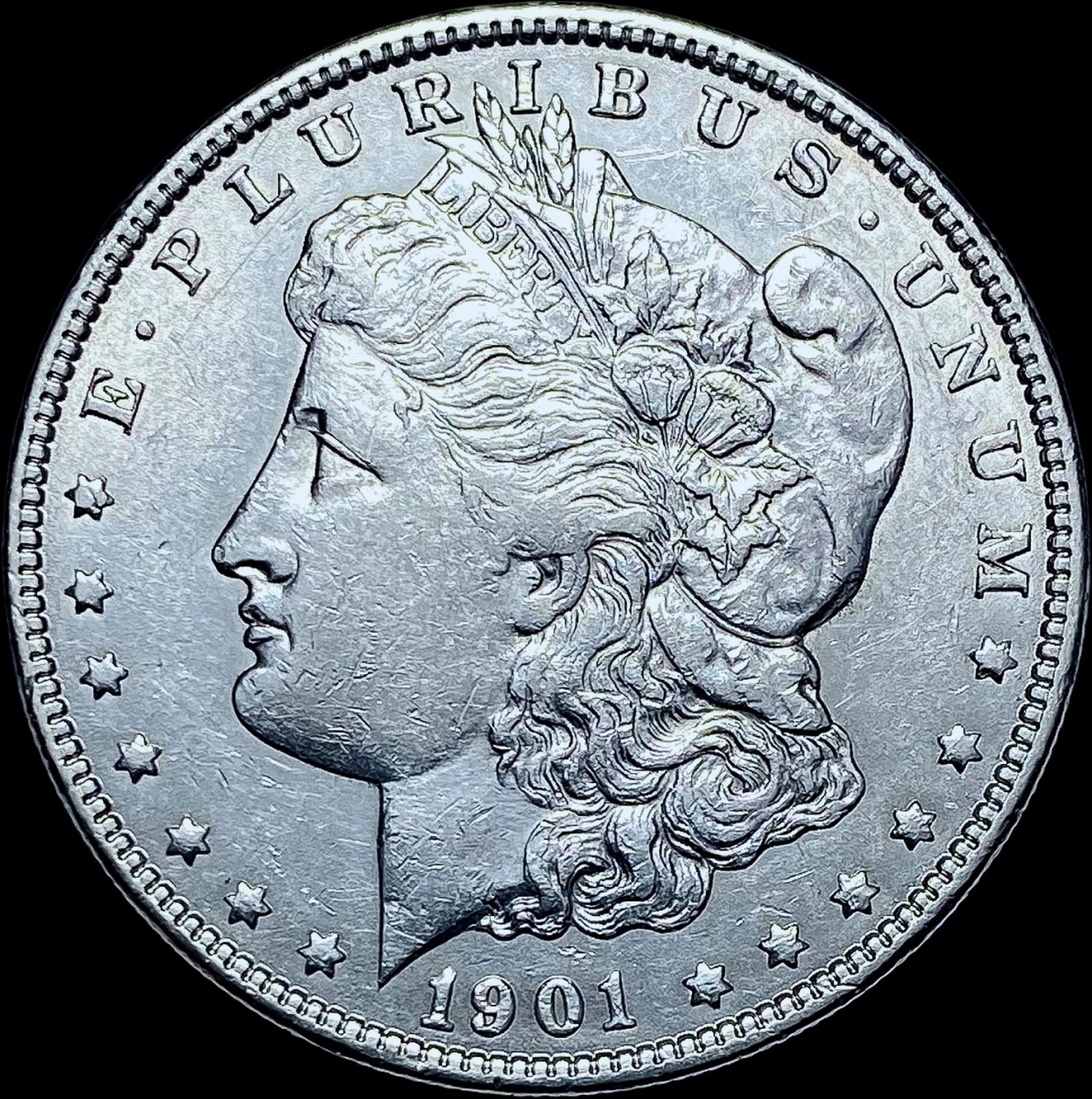1901 Morgan Silver Dollar CHOICE AU (1 of 2)