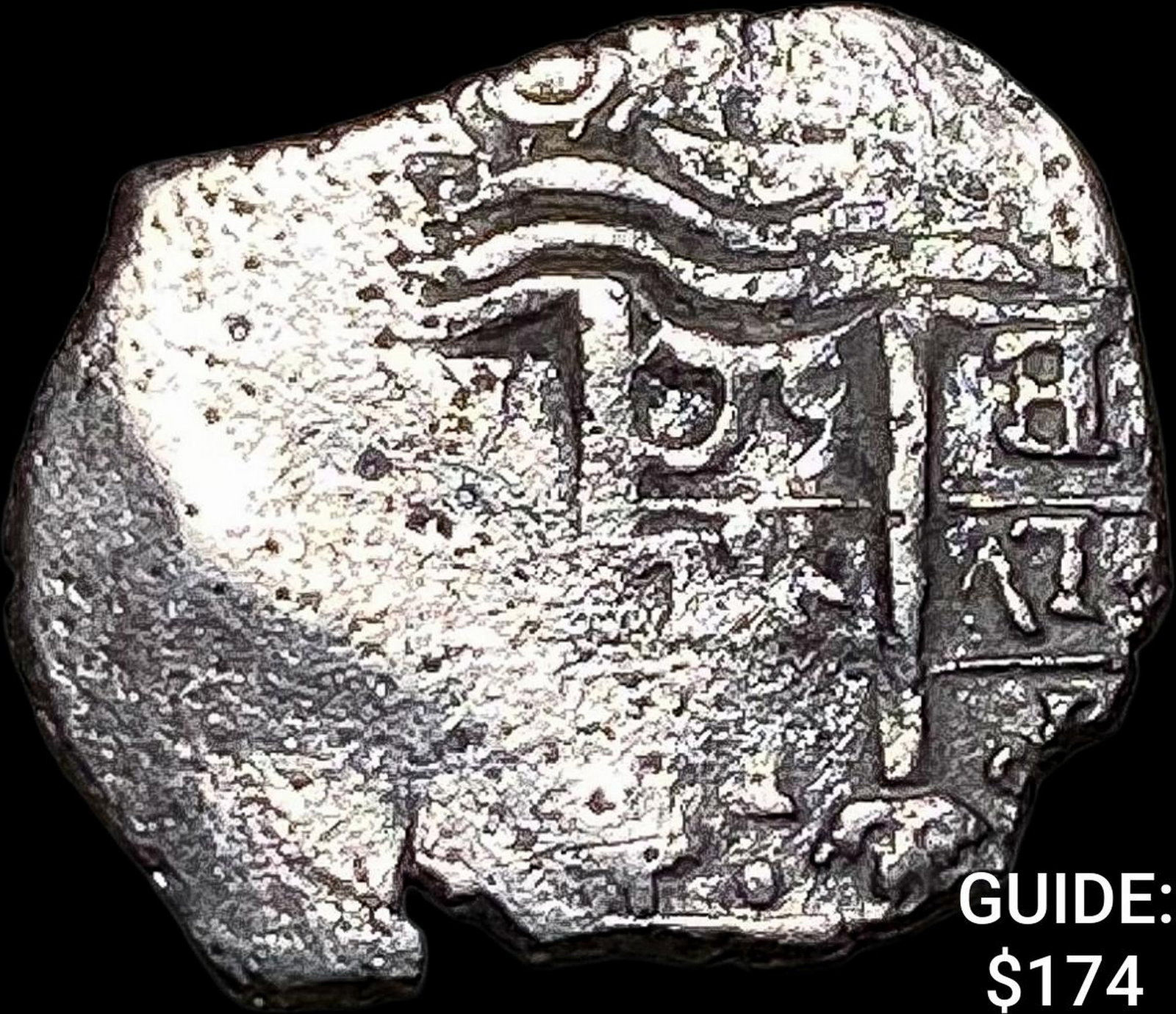 1500's-1600's Spanish Colonial SIlver Cob NEARLY UNCIRCULATED: 1500's-1600's Spanish Colonial SIlver Cob NEARLY UNCIRCULATED