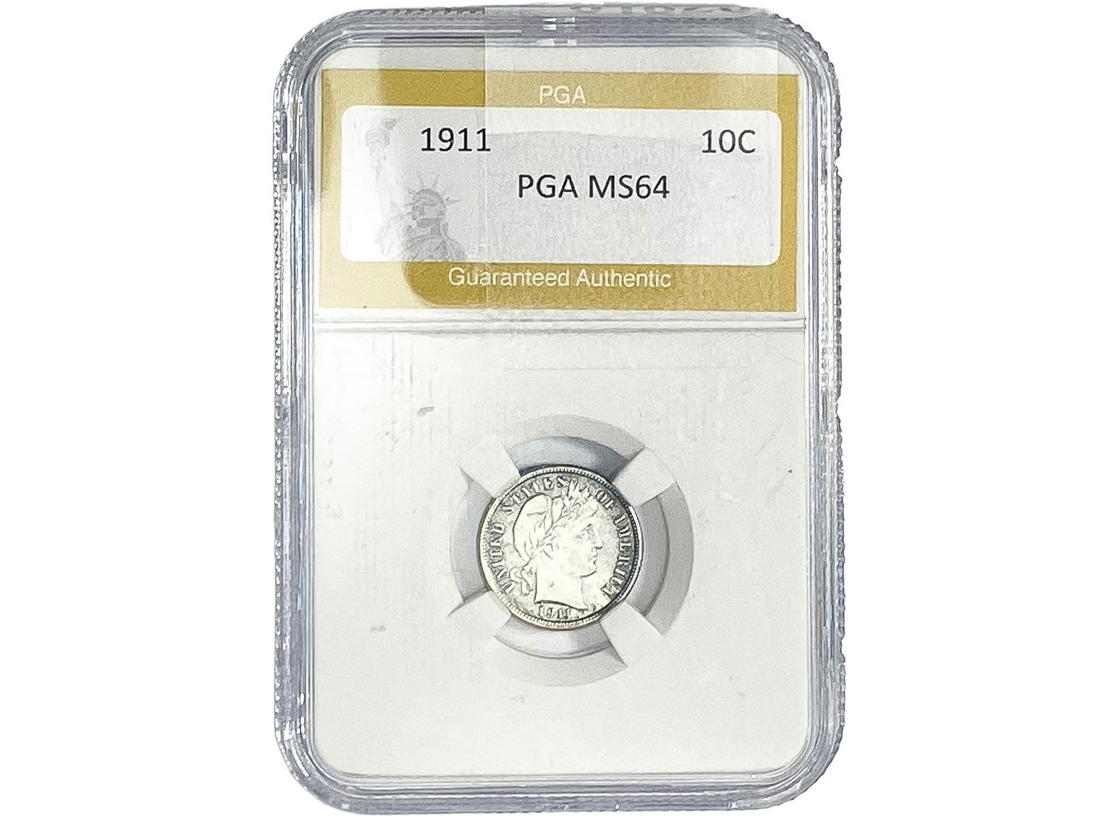 1911 Barber Dime PGA MS64 (1 of 2)