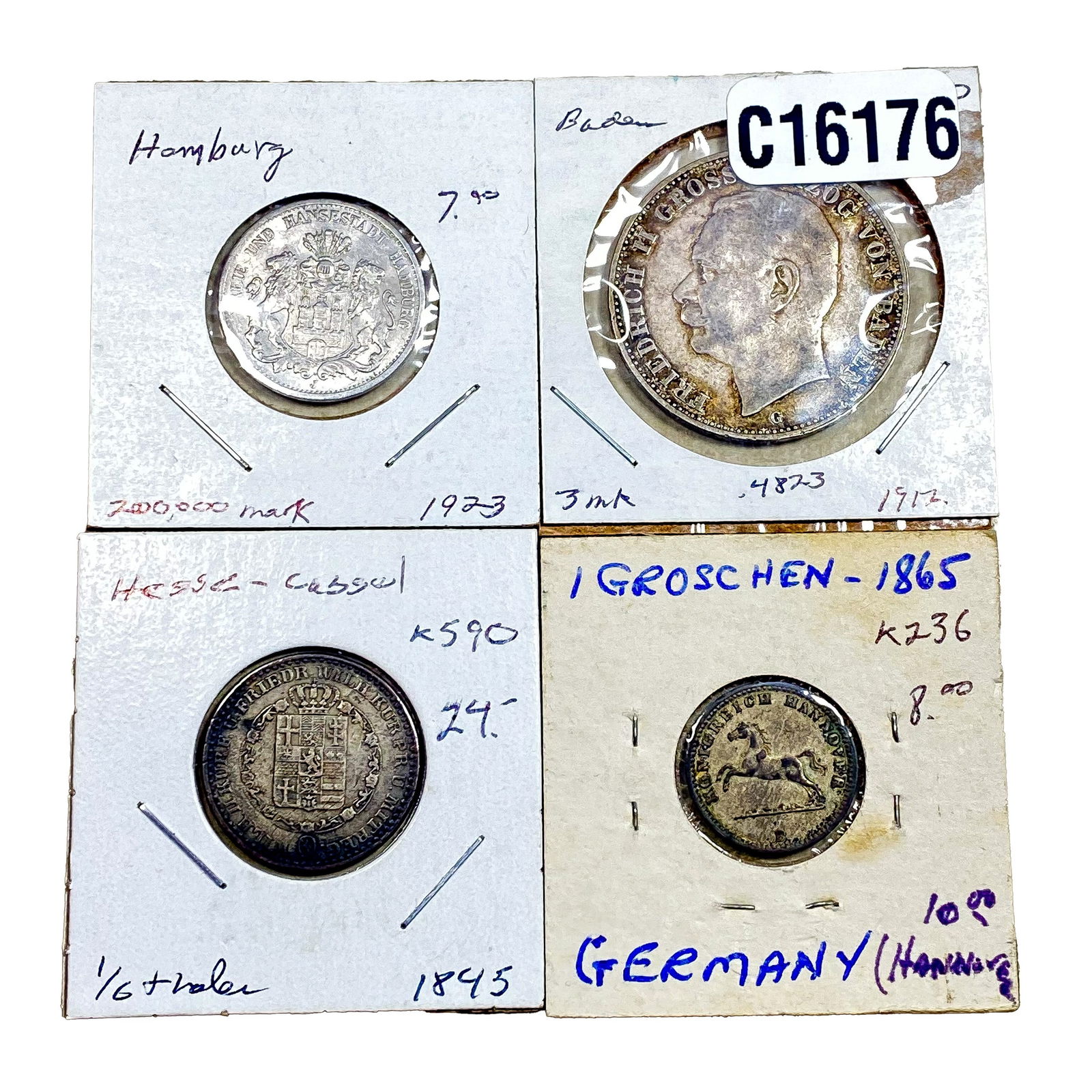 Various Dates Various Silver Coins VF (1 of 2)