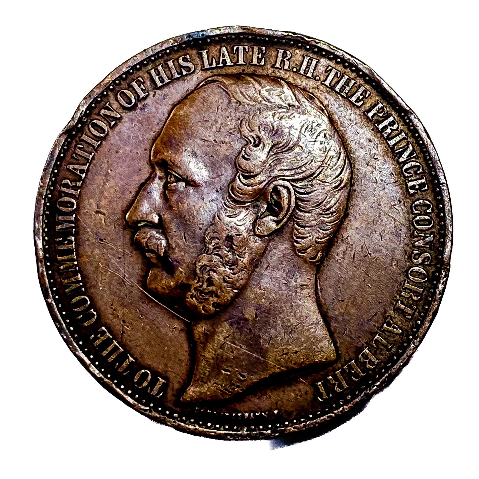 1862 Commemerative R.H. Prince Consort Albert AU: 1862 Commemerative R.H. Prince Consort Albert AU