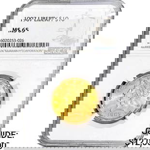 1907 $10 Gold Eagle NGC MS65: 1907 $10 Gold Eagle NGC MS65