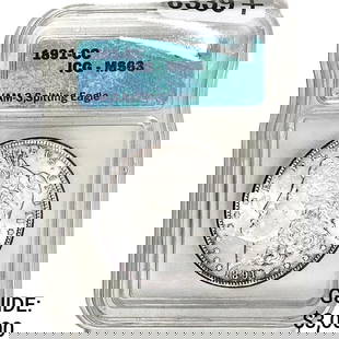 1891-CC Morgan Silver Dollar ICG MS63 VAM-3: 1891-CC Morgan Silver Dollar ICG MS63 VAM-3