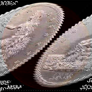 1876-S Silver Trade Dollar CHOICE BU: 1876-S Silver Trade Dollar CHOICE BU