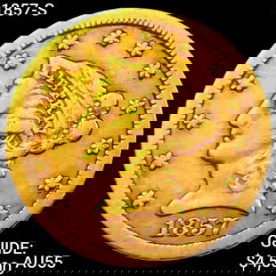 1857-S $2.50 Gold Quarter Eagle HIGH GRADE: 1857-S $2.50 Gold Quarter Eagle HIGH GRADE