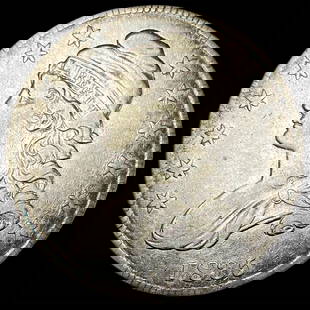 1835 Capped Bust Half Dollar ABOUT UNCIRCULATED: 1835 Capped Bust Half Dollar ABOUT UNCIRCULATED