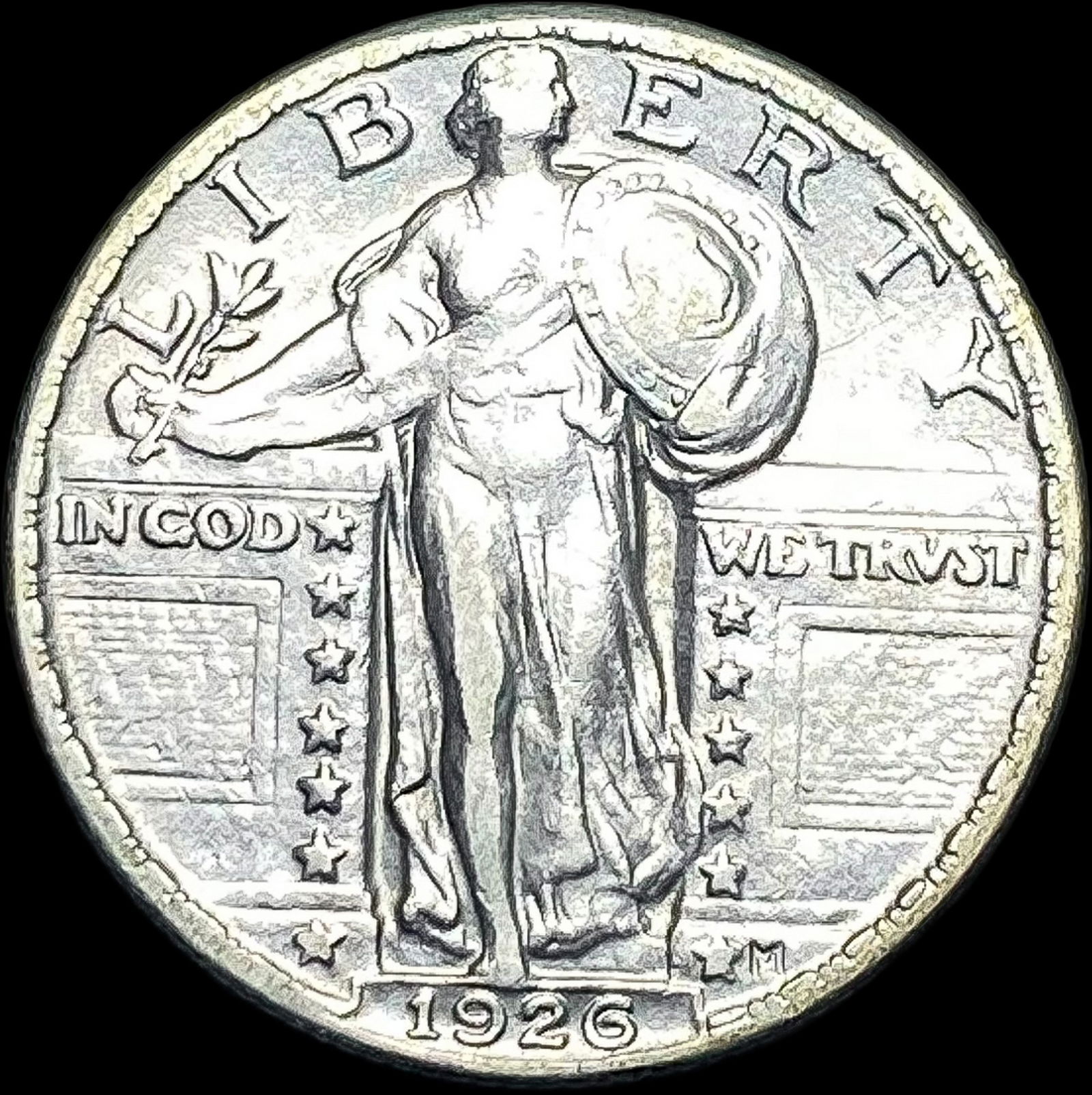 1926 Standing Liberty Quarter CLOSELY  UNCIRCULATED (1 of 2)