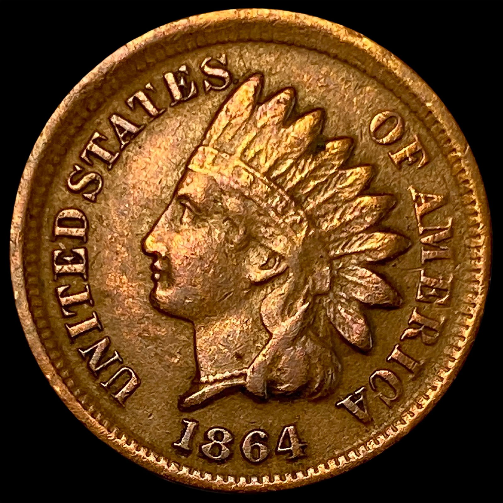 1864 Indian Head Cent CLOSELY UNCIRCULATED (1 of 2)
