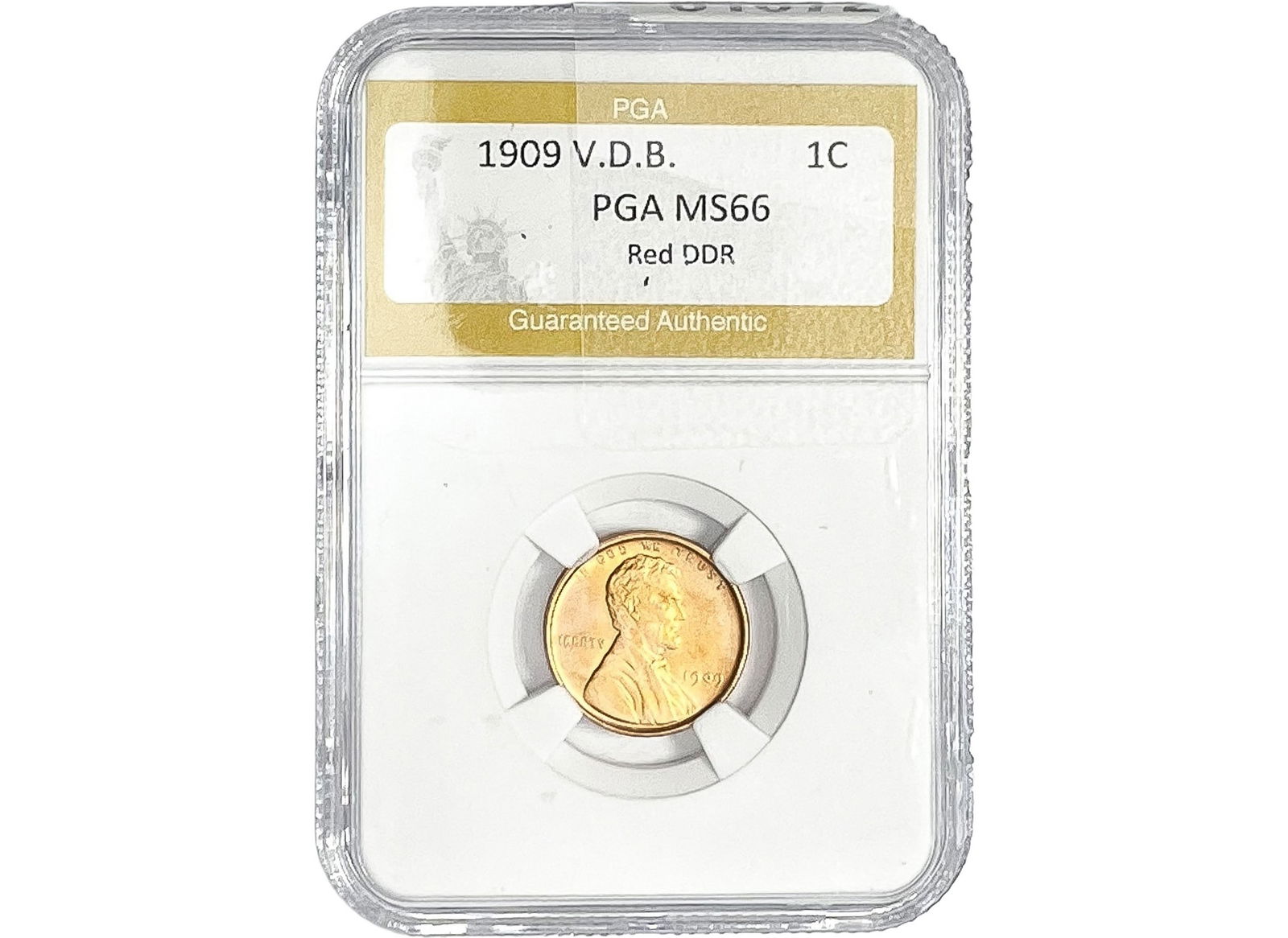 1909 Wheat Cent PGA MS66 Red DDR (1 of 2)