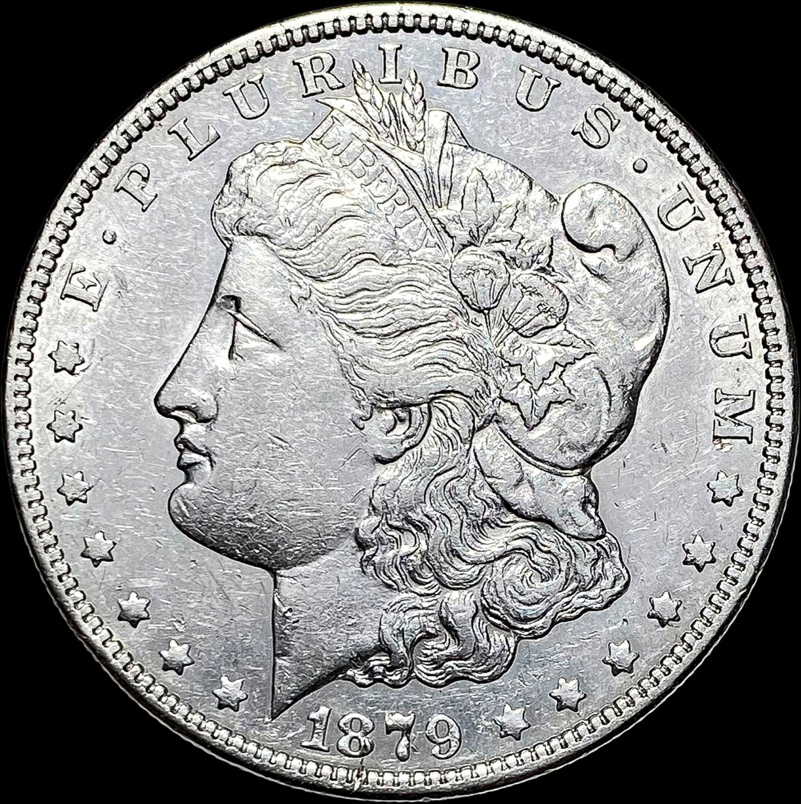 1879-S REV 78 Silver Morgan Dollar CLOSELY UNCIRCULATED (1 of 2)