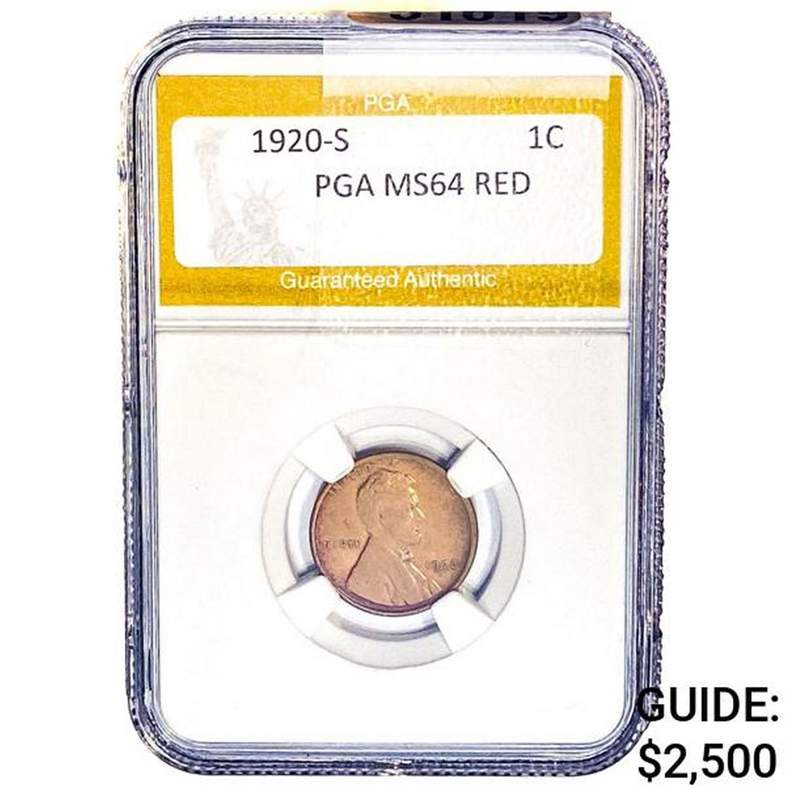 1920-S Wheat Cent PGA MS64 RED (1 of 2)