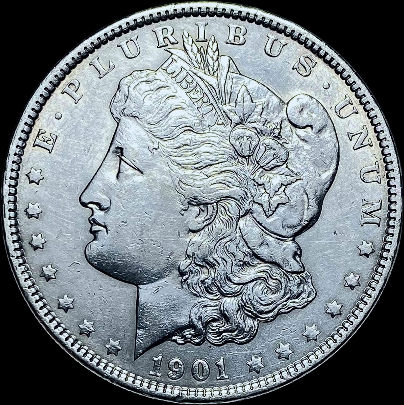 1901 Morgan Silver Dollar CHOICE AU (1 of 2)