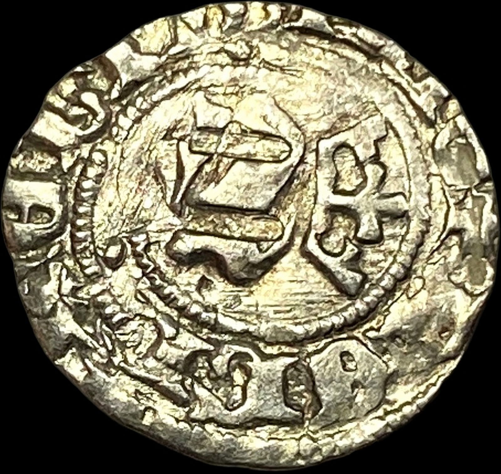 1382-1395 Hungary Mary Silver Denier CLOSELY UNCIRCULATED (1 of 2)