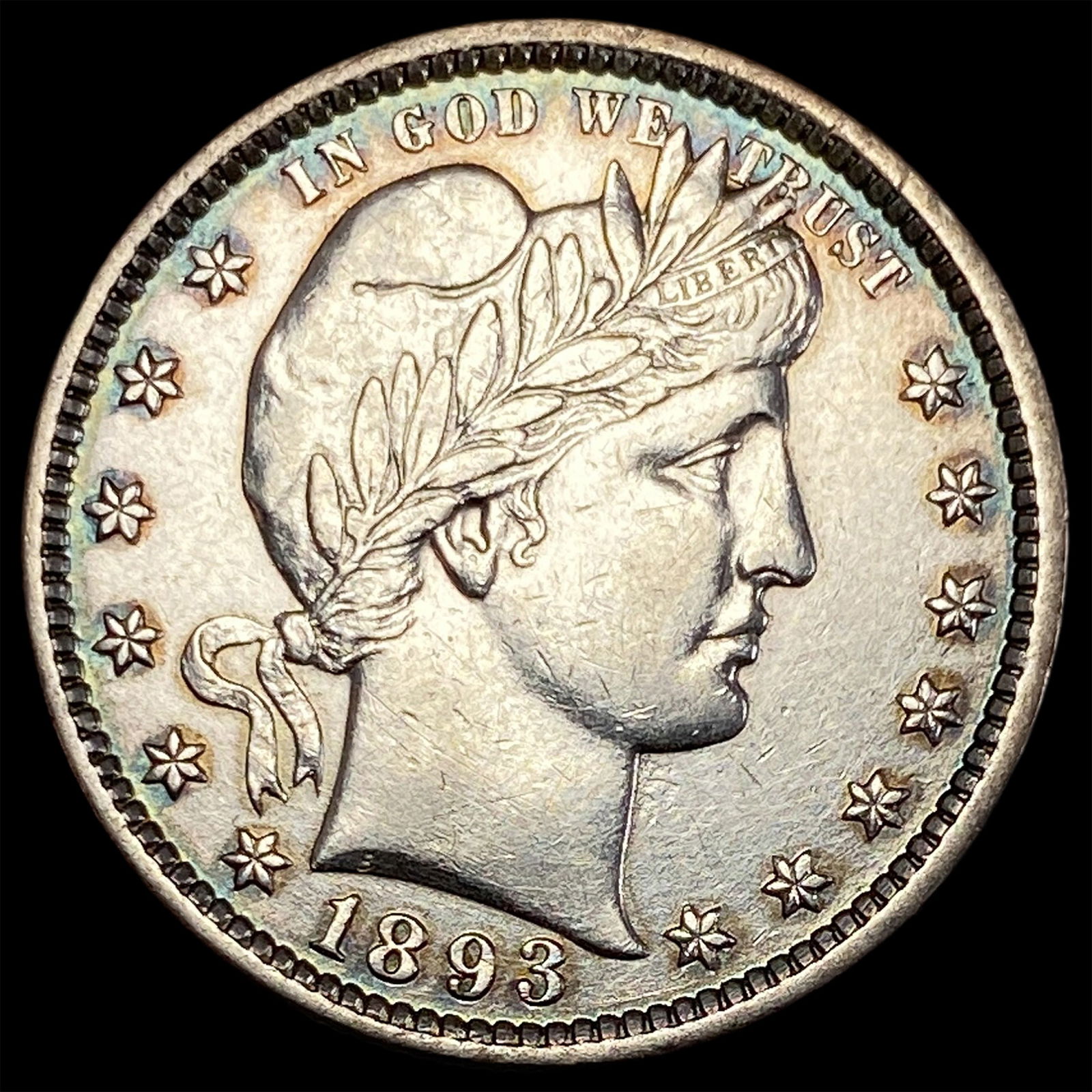 1893 Silver Barber Quarter UNCIRCULATED (1 of 2)