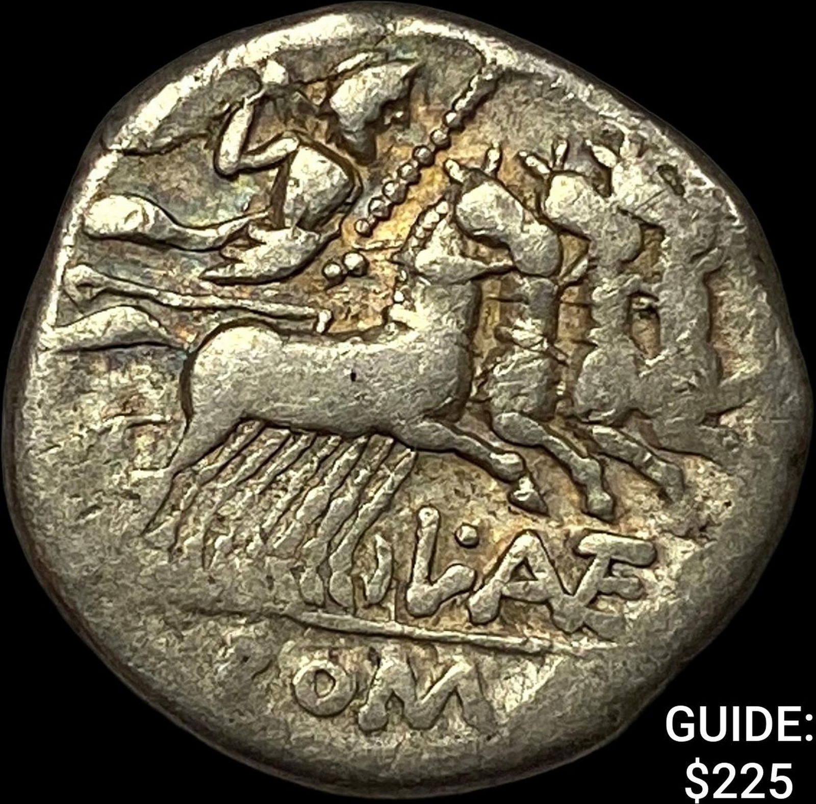 Roman L Antestius Gragulus 136 BC Silver Denarius NEARLY UNCIRCULATED (1 of 2)