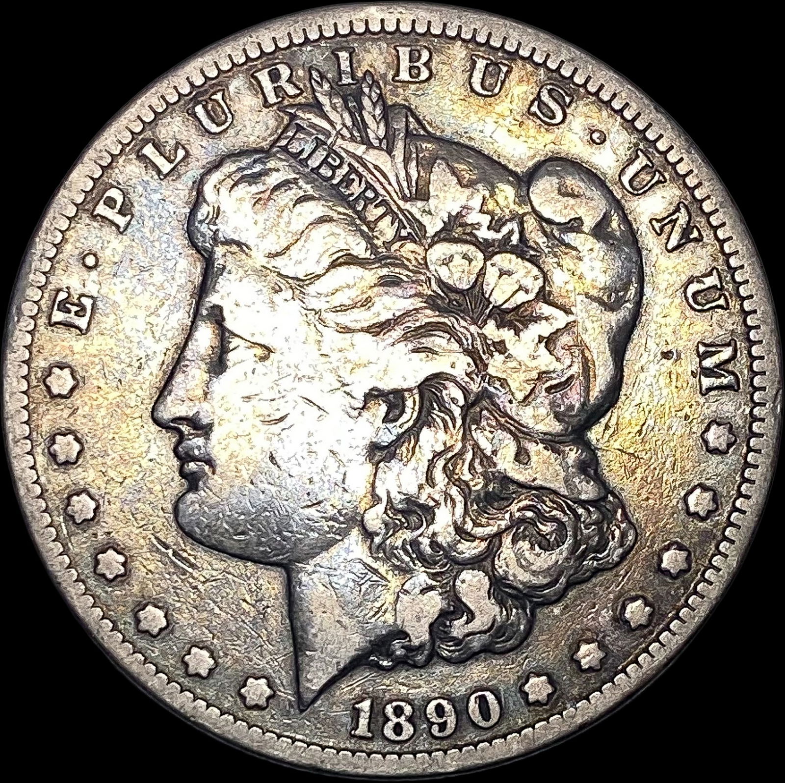 1890-CC Silver Morgan Dollar LIGHTLY  CIRCULATED (1 of 2)