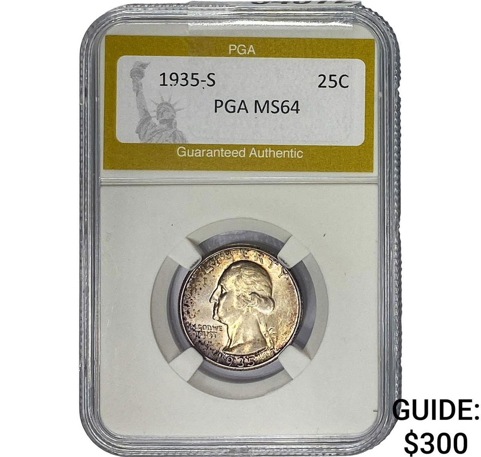 1935-S Washington Silver Quarter PGA MS64 (1 of 2)