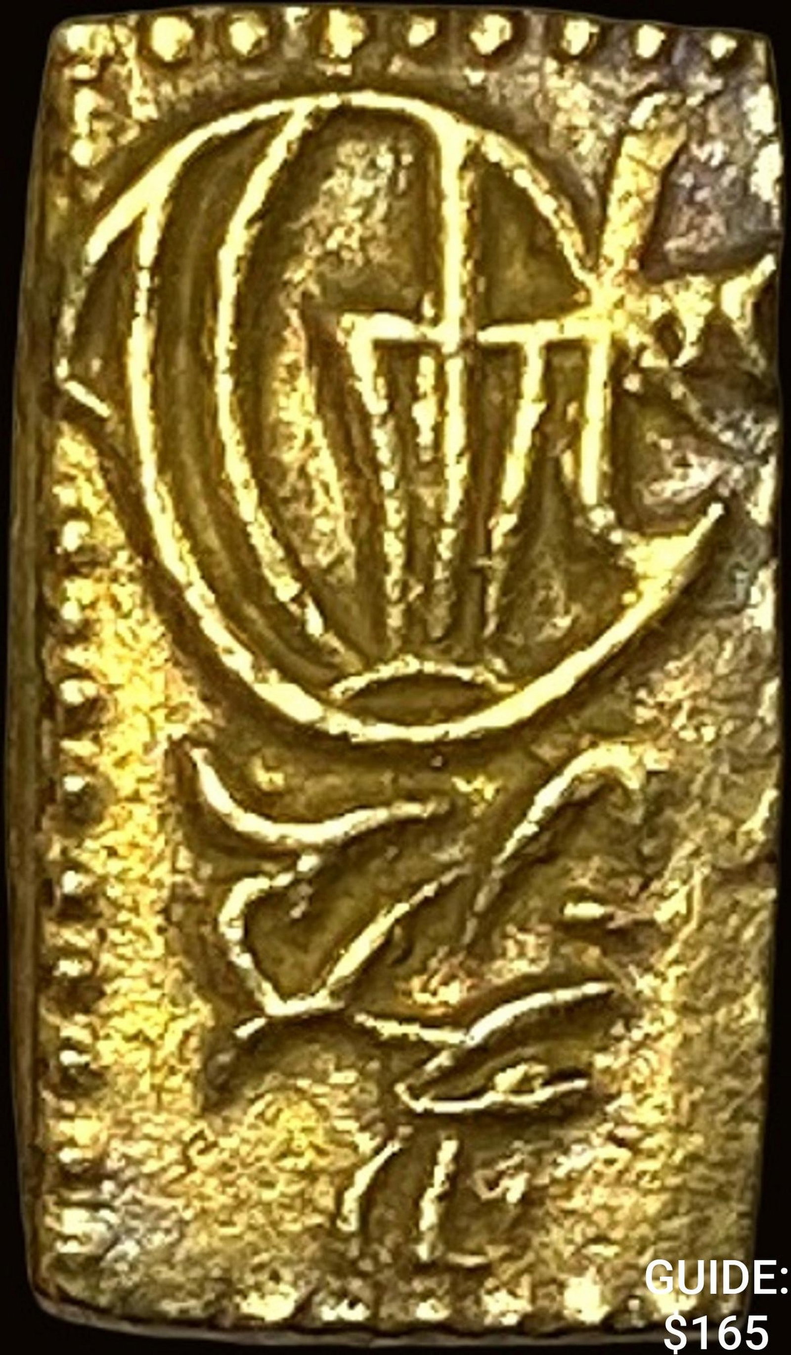 1832-1858 Japan Gold 2 Shu .025 AGW CLOSELY UNCIRCULATED: 1832-1858 Japan Gold 2 Shu .025 AGW CLOSELY UNCIRCULATED