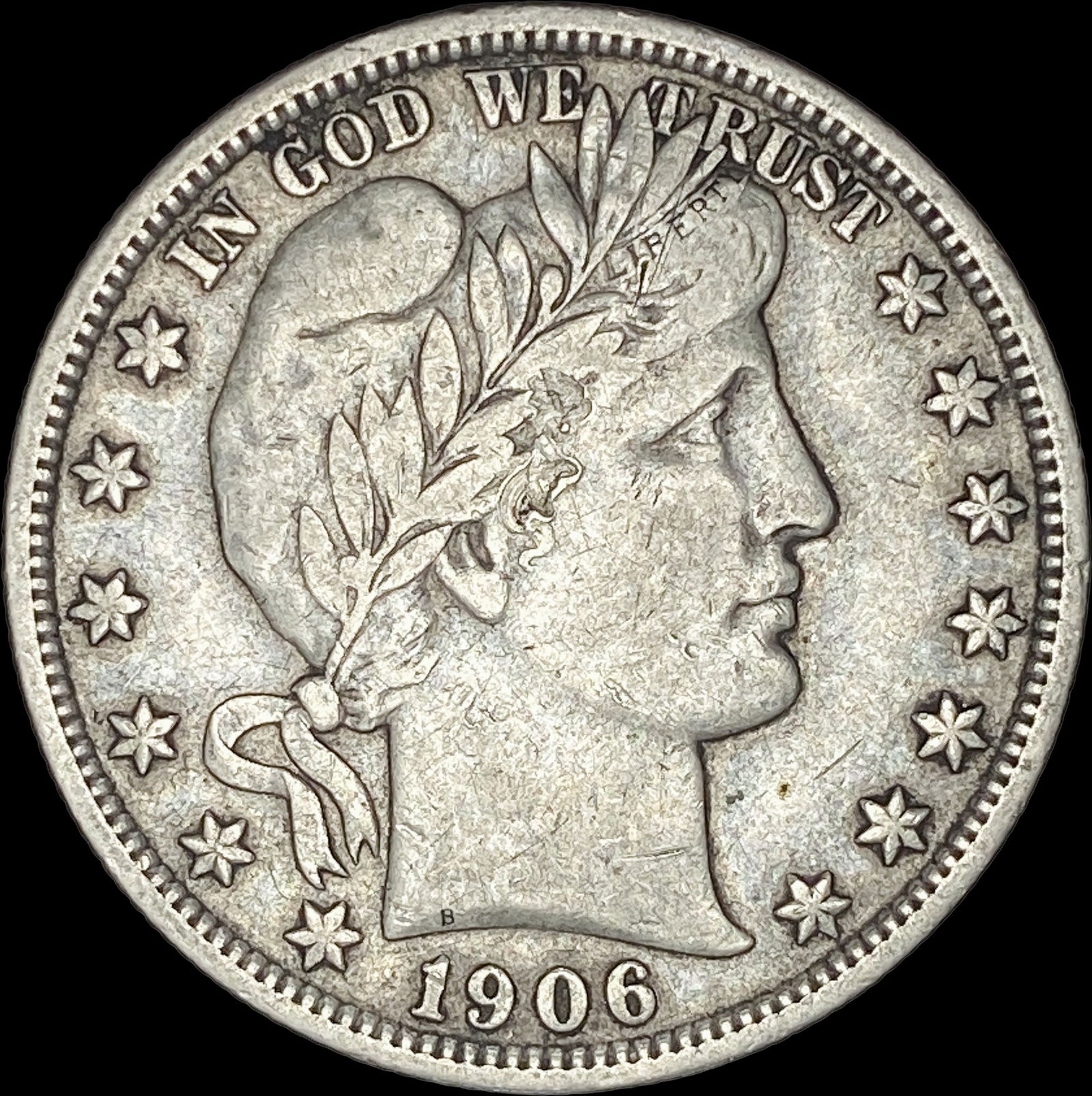1906 Barber Half Dollar NEARLY UNCIRCULATED (1 of 2)