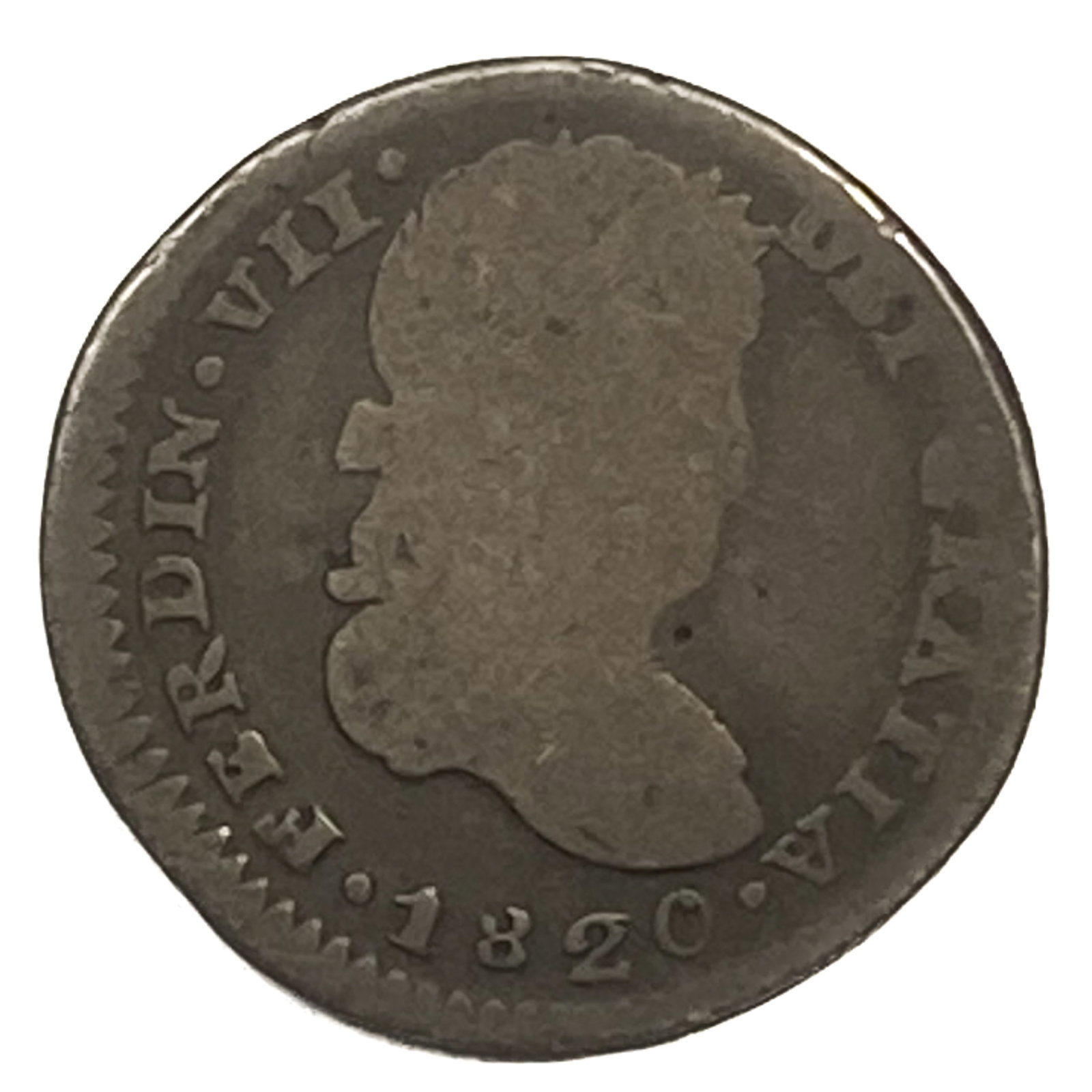 1802 Z Ag Silver Mexico 1 Real Fine: 1802 Z Ag Silver Mexico 1 Real Fine