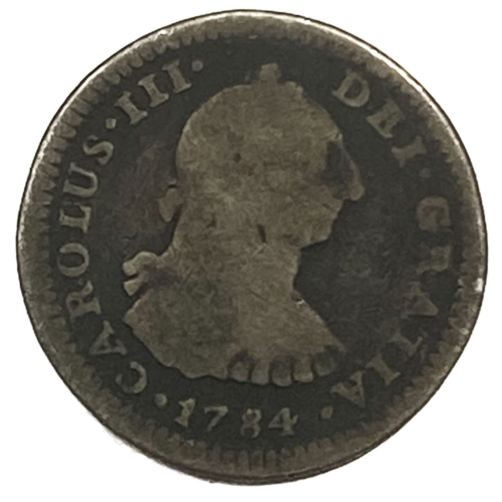 1784 Mo Silver Mexico 1 Real Fine (1 of 2)