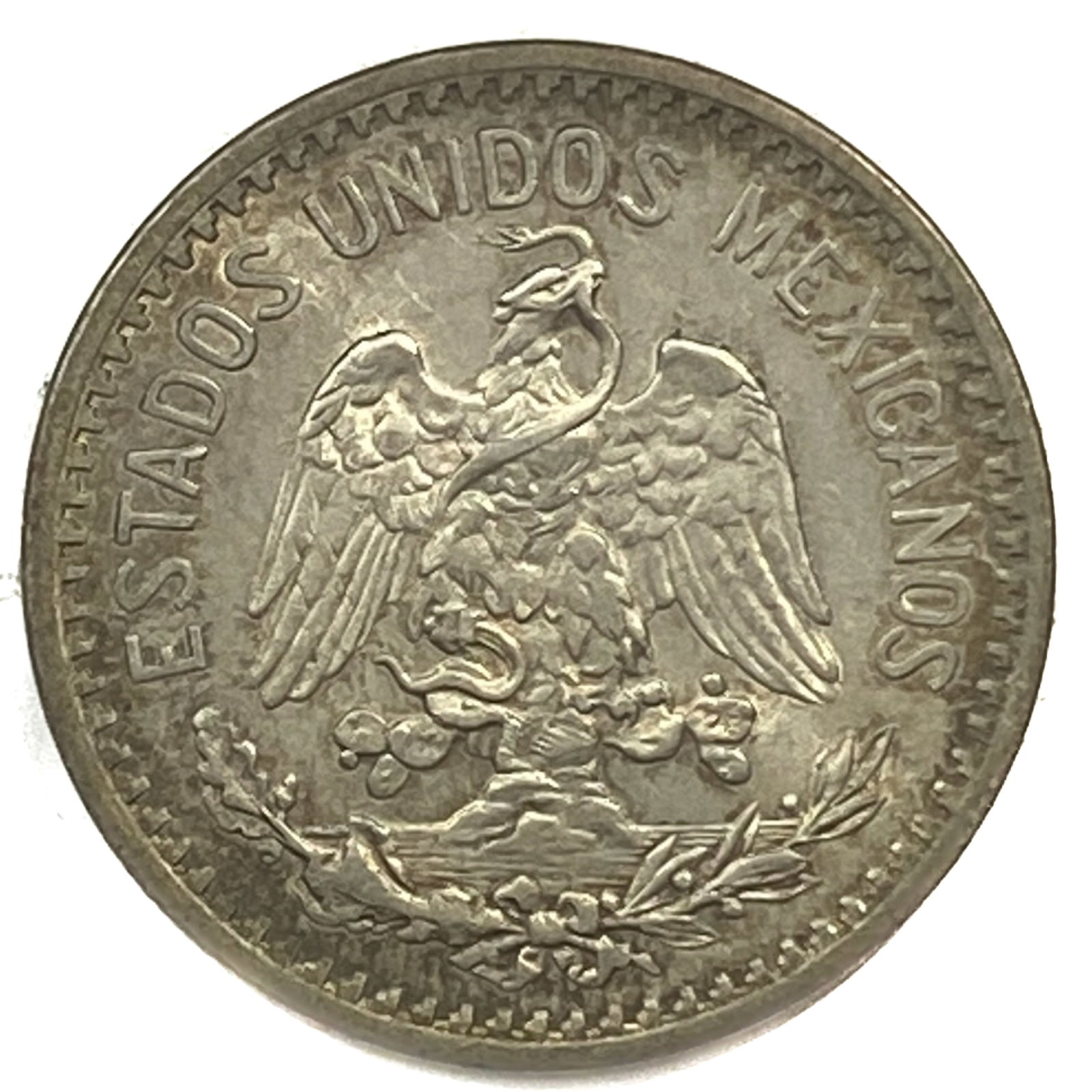1907-M Silver Mexico 1 Peso AU+ (1 of 2)