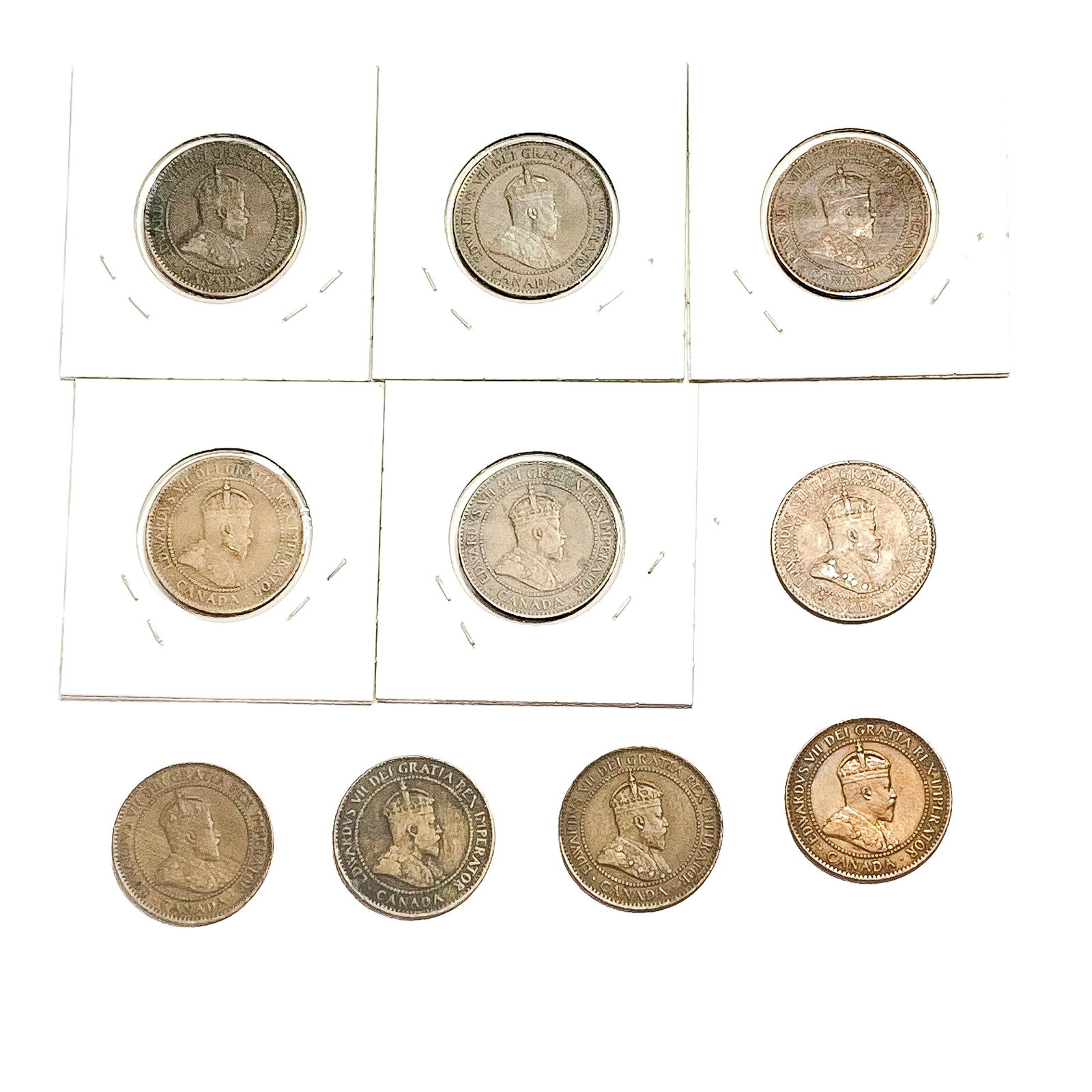 [10 Coins] 1907 Canada 1 Cent (1 of 2)