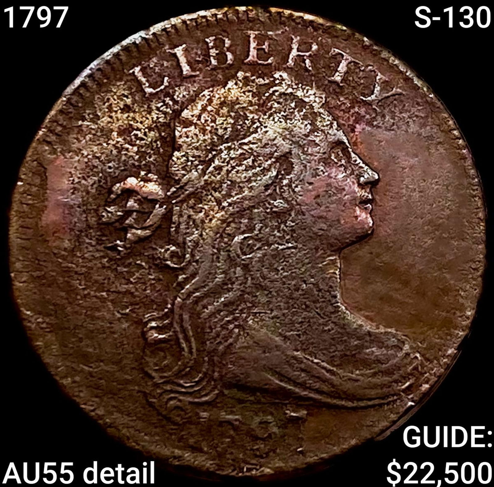 1797 S-130 Draped Bust Large Cent HIGH GRADE (1 of 2)