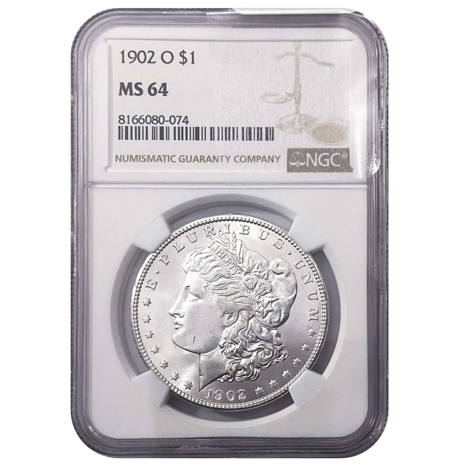 1902-O Morgan Silver Dollar NGC MS64 (1 of 2)