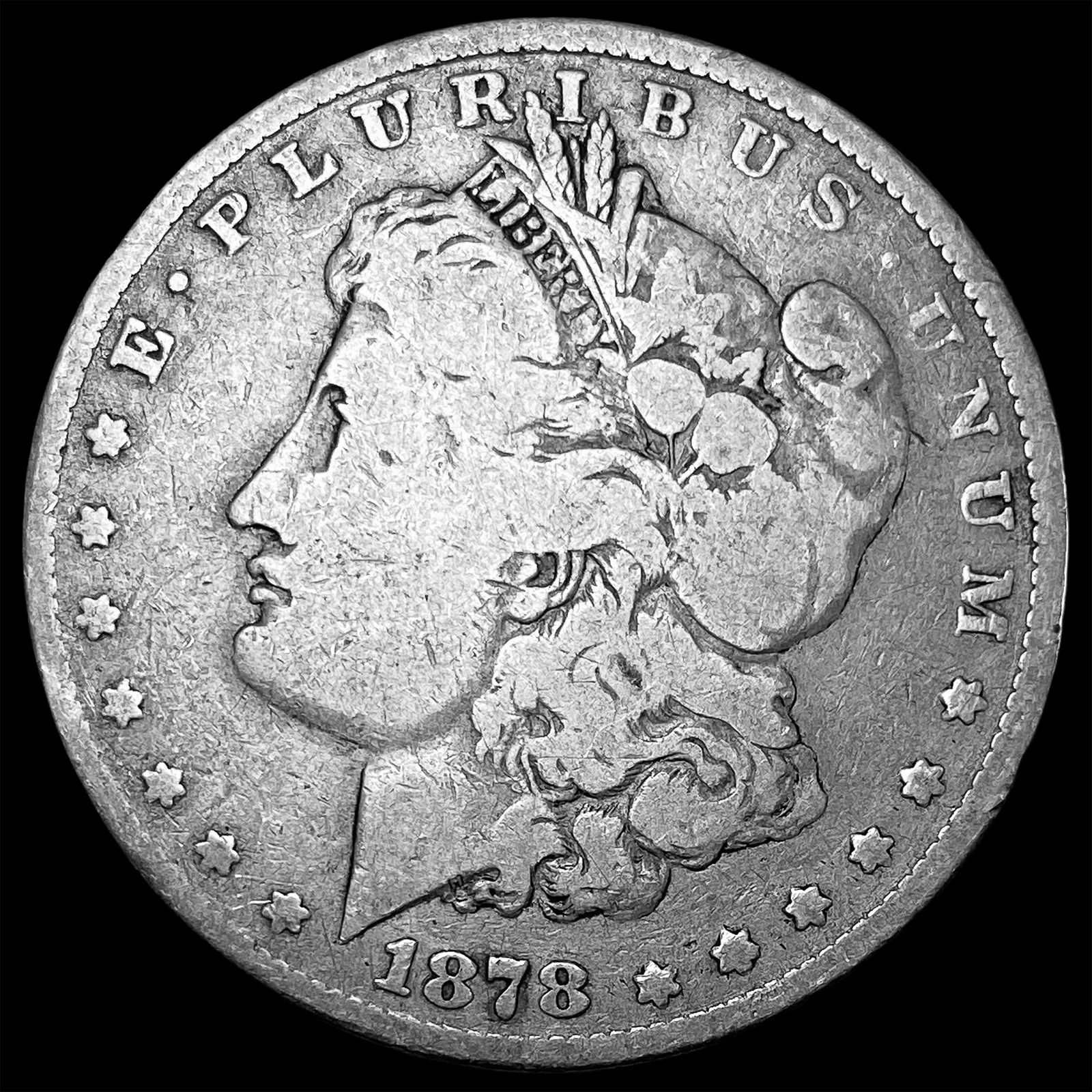 1878 8TF Silver Morgan Dollar NICELY  CIRCULATED (1 of 2)