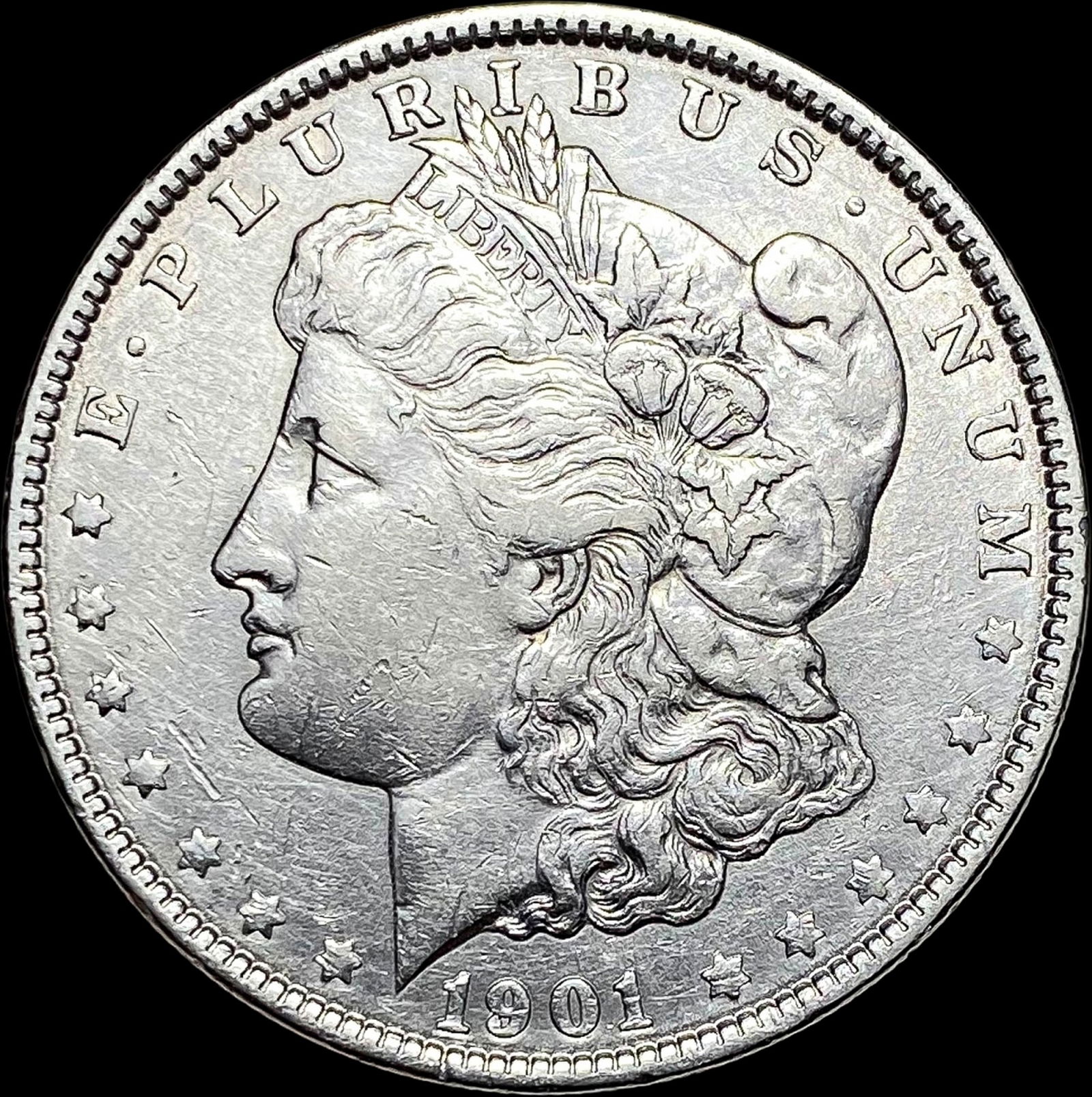 1901 Silver Morgan Dollar CLOSELY  UNCIRCULATED (1 of 2)